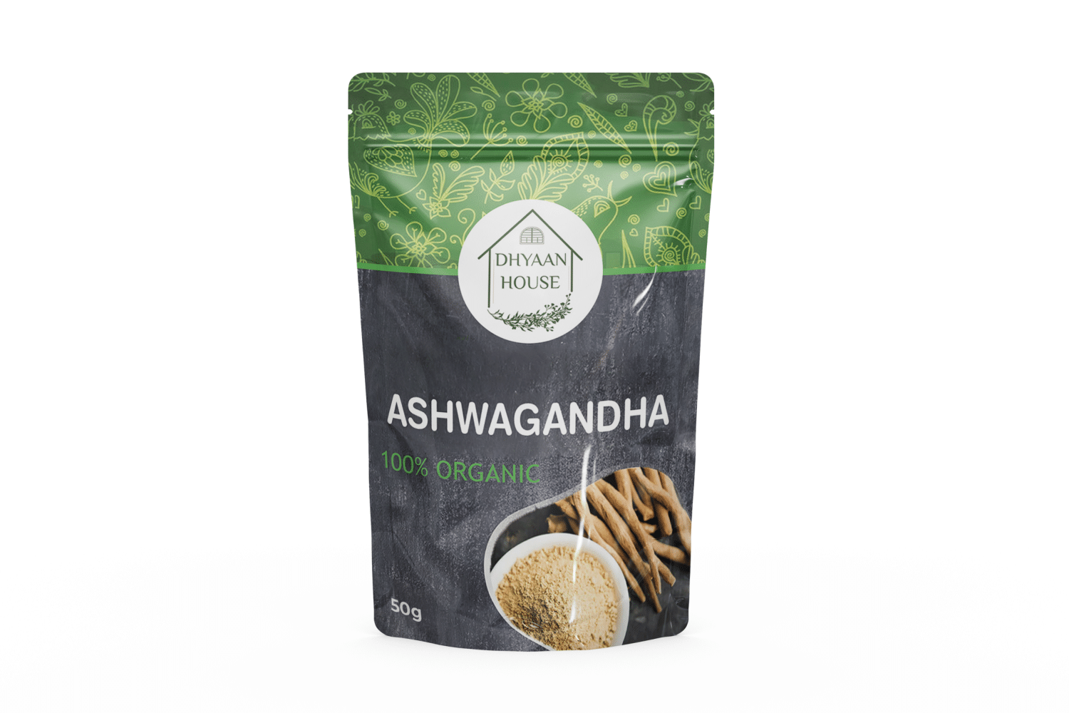 Pure Ashwagandha Powder - 50 gm