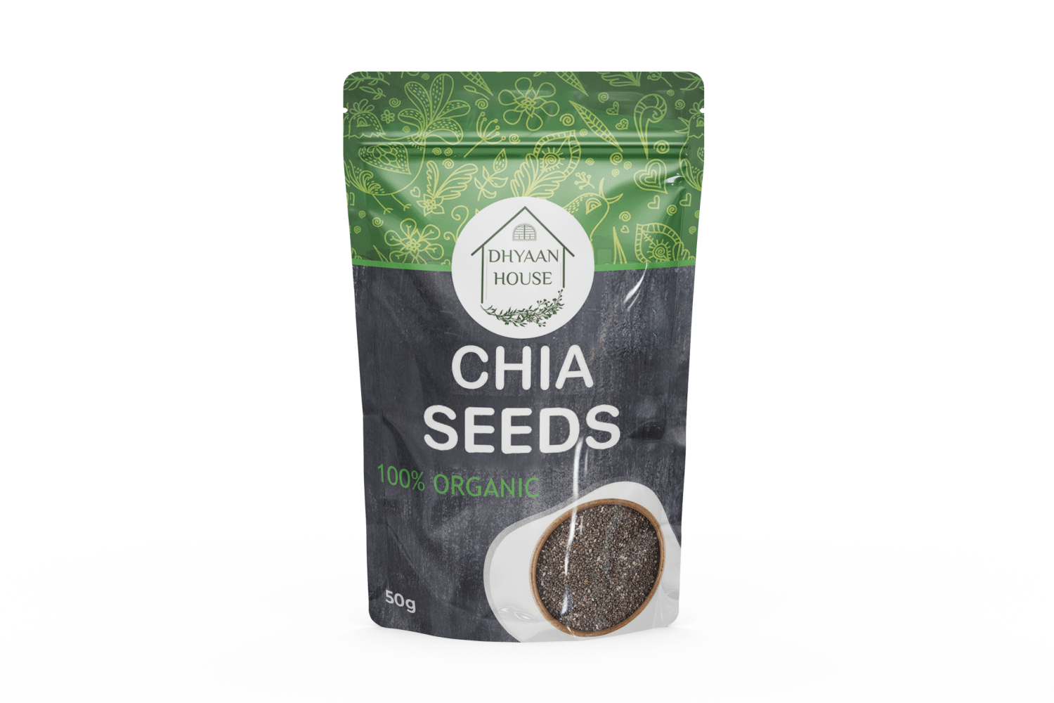 Pure Chia Seeds - 50 gm